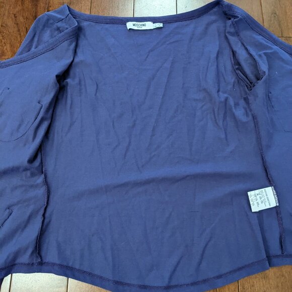 Moschino women's purple long sleeve cardigan in size 8 - Picture 3 of 12